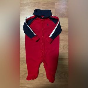Polo Ralph Lauren Cotton Footed Coverall-New condition -3 mont